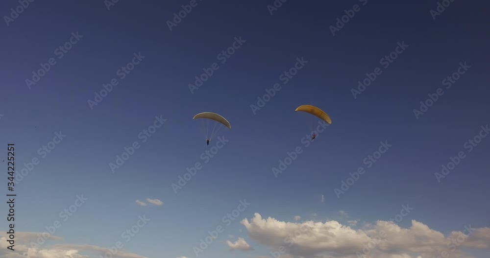 Drone shots of a hang-glider flying in Quixadá, Ceará Drone shots of a hang-glider flying in Quixadá, Ceará