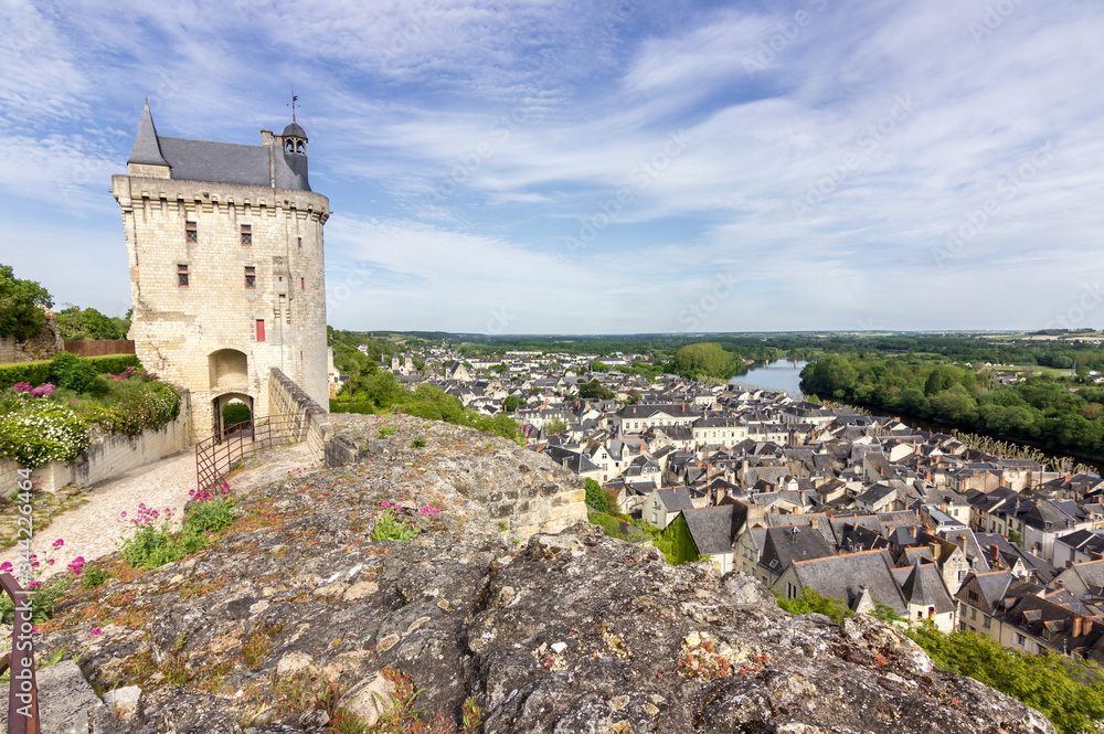 View of Loire valley in France