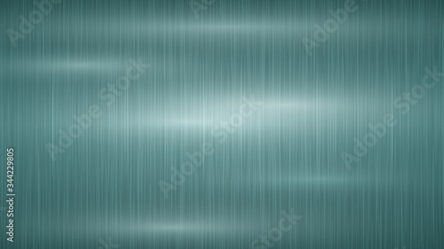 Abstract metal background with glares in light blue colors