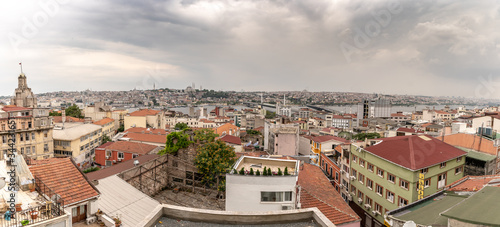 view above istanbul, panorama, turkey