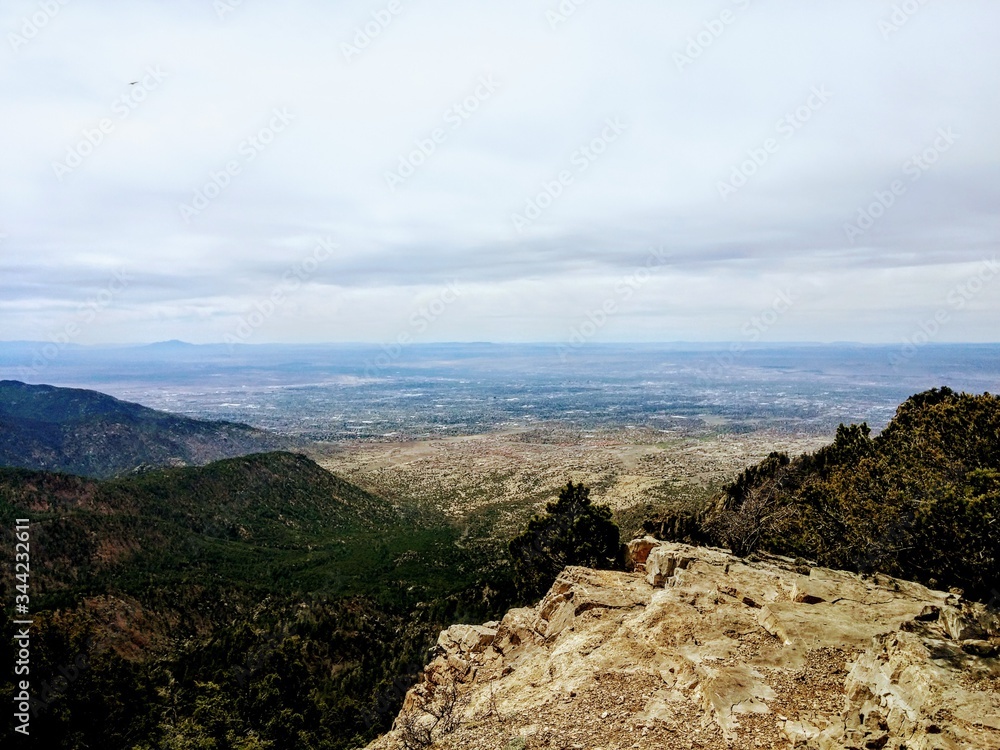 View of Albuquerque from the top of the mountain View of Albuquerque from the top of the mountain