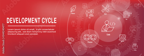 Development Operations & Life Cycle - DevOps Icon