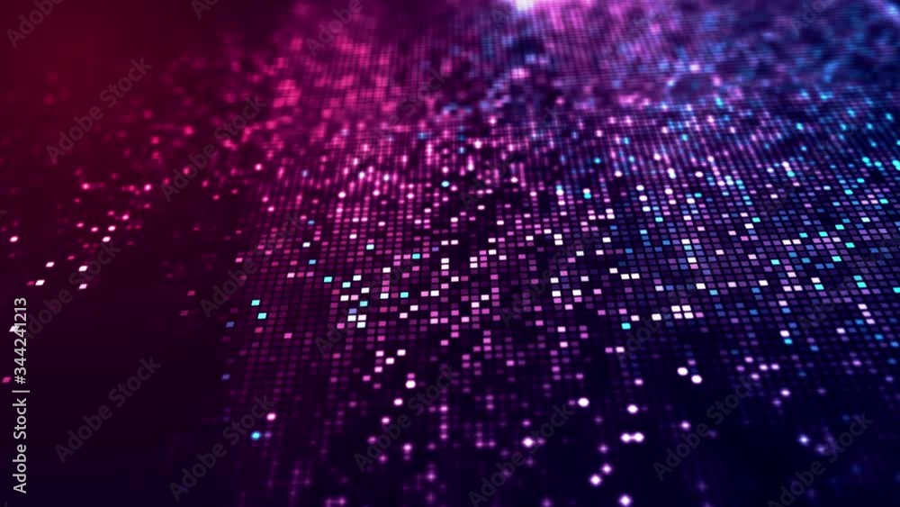 Abstract geometric mosaic LED dots motion pattern background . Connection data futuristic structure science video animation. Modern dynamic video loop wallpaper. Abstract geometric mosaic LED dots motion pattern background . Connection data futuristic structure science video animation. Modern dynamic video loop wallpaper.