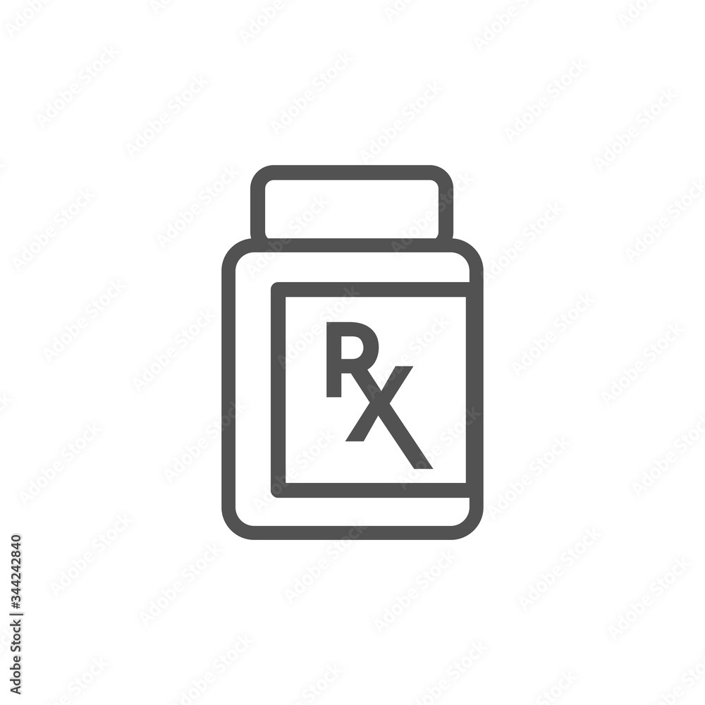Pharmacy and Prescription Icon Set with mortar and pestle, star of life, pills, and caduceus Pharmacy and Prescription Icon Set with mortar and pestle, star of life, pills, and caduceus