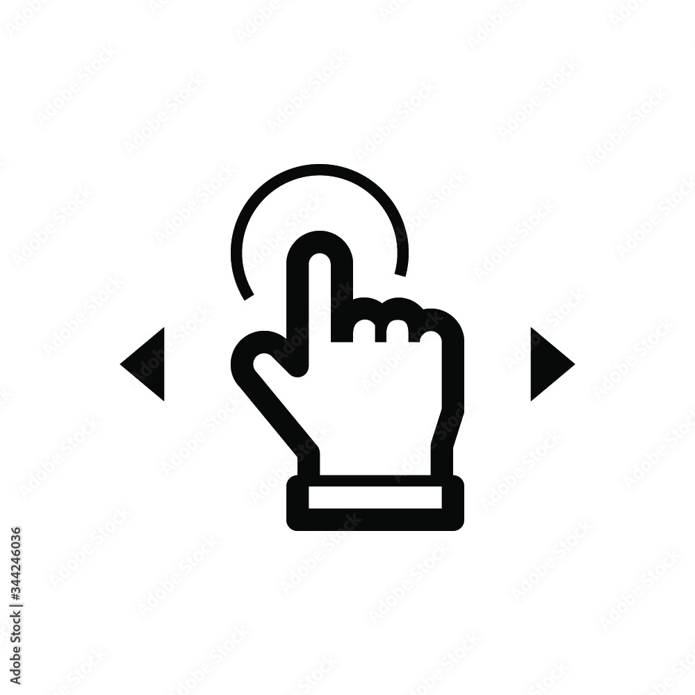 Touch screen icon. Isolated minimal single flat icon. Line vector icon for websites and mobile minimalistic flat design. Touch screen icon. Isolated minimal single flat icon. Line vector icon for websites and mobile minimalistic flat design.
