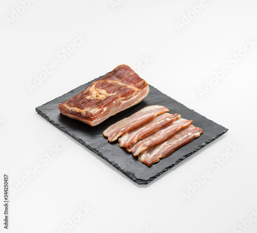 Board with delicious bacon