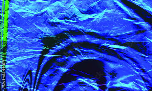 Background texture of a polyethylene shiny black film/grunge Background cellophane texture on a black background.Eps10 Vector