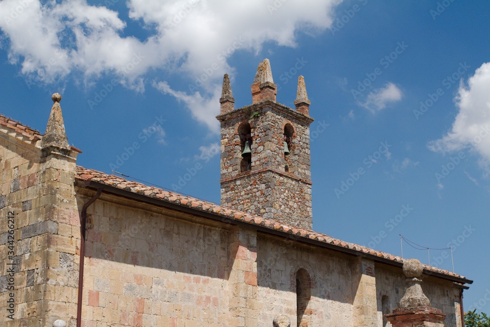 Monteriggioni, średniowieczny gród - Toskania, Włochy