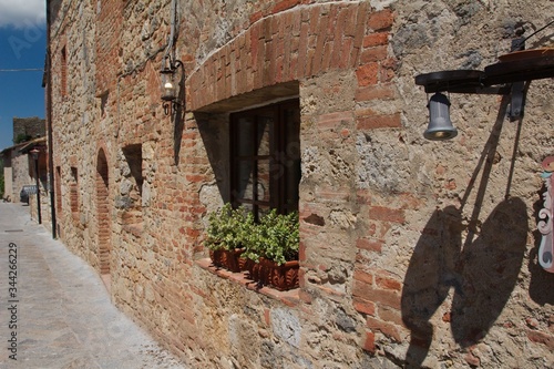 Monteriggioni, średniowieczny gród - Toskania, Włochy