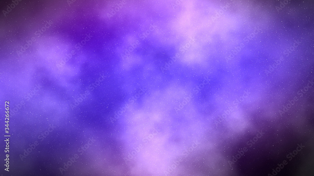 Deep space nebula and galaxies artistic concept for use with in projects on science, research and ecucation
