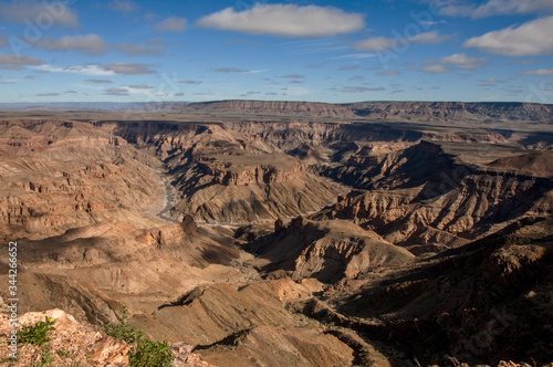 view over fish river canyon namibia