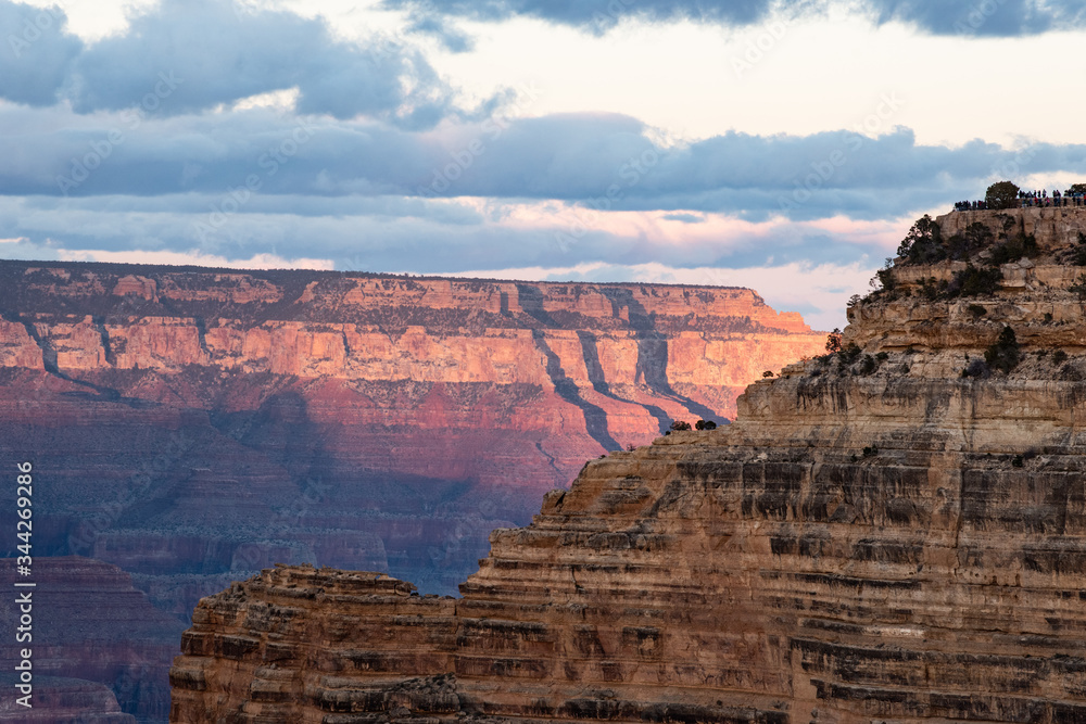 A view of the Grand Canyon