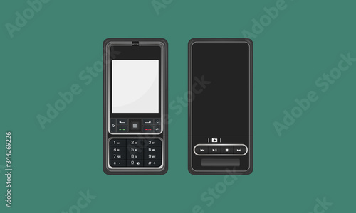 Modern Stylish Mobile Phone - Vector Design