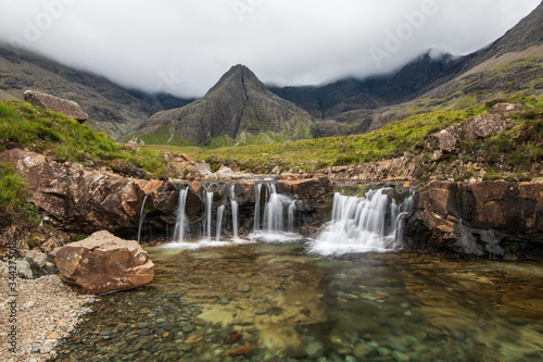 Fototapeta Naklejka Na Ścianę i Meble -  Fairy Pools, Isle of Skye, Scotland