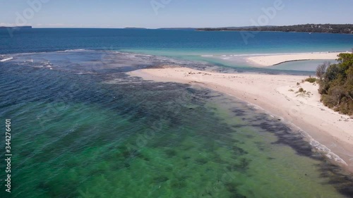 Wallpaper Mural Jervis Bay in Australia. Beautiful blue bay with white sand and picturesque vegetation Torontodigital.ca