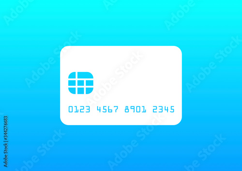 Illustration icon of a credit card