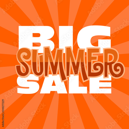 Summer Sale Signs in Vector
