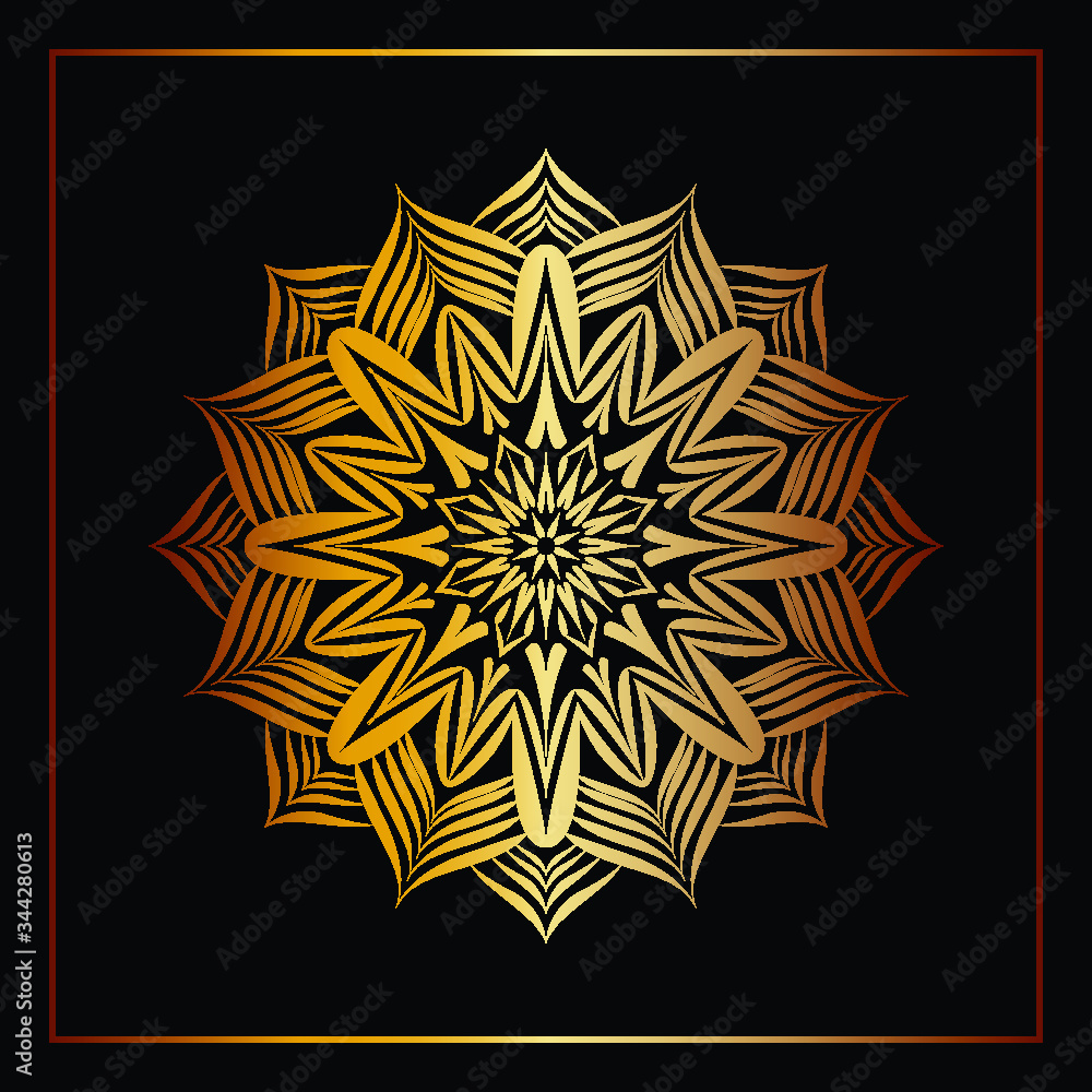 vector illustration of an abstract ornament mandala floral background vector illustration of an abstract ornament mandala floral background