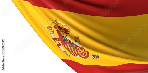 spain flag nation illustration banner