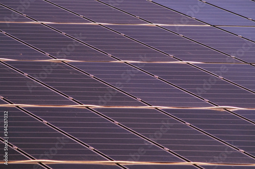 Obraz na płótnie Solar panel surface w salonie