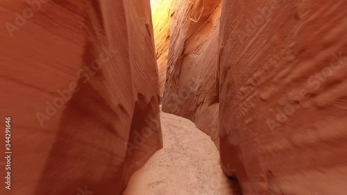 4K Walk through footage of Slot Canyon, Arizona 18
