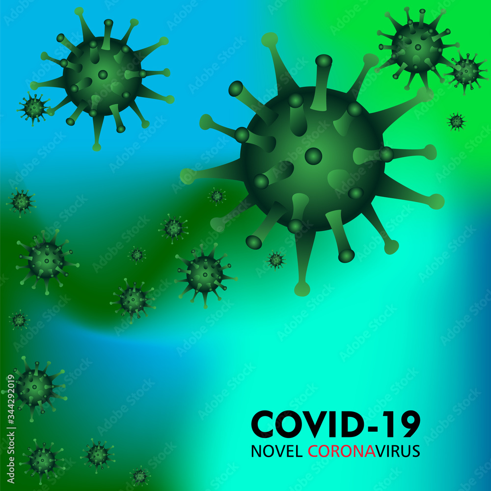 Coronavirus disease COVID-19 infection. Pathogen respiratory influenza covid virus cells. Official name for Coronavirus disease named COVID-19. Vector illustration Coronavirus disease COVID-19 infection. Pathogen respiratory influenza covid virus cells. Official name for Coronavirus disease named COVID-19. Vector illustration