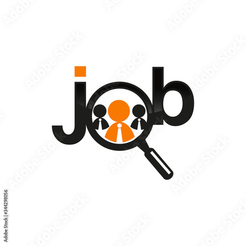 job talk social briefcase tie that balloon logo template vector icon