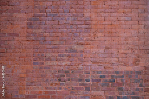 exposed outdoor red brick textured background materal surface wall