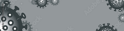 Coronavirus disease Covid-19 virus background