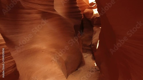 4K Walk through footage of Slot Canyon, Arizona 12