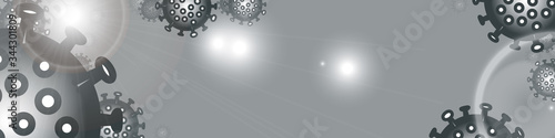 Coronavirus disease Covid-19 virus background