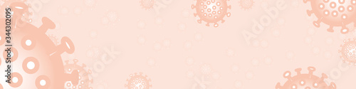 Coronavirus disease Covid-19 virus background