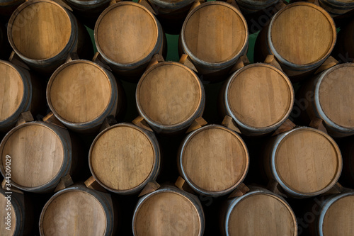 Pile of wine barrels © jcfotografo