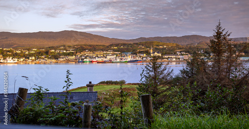 Killibegs, Co Donegal. Ireland April 2019
Views of the town of Killibegs and its fishing port with fishing boats from across the coast at sunrise photo
