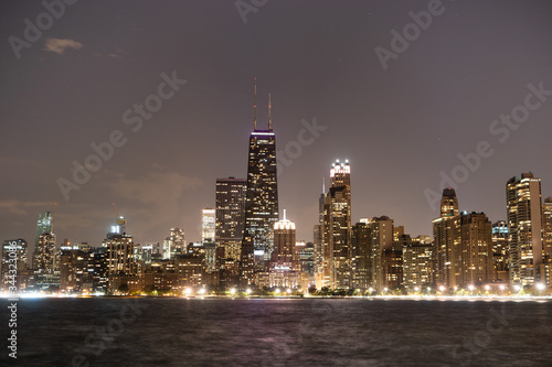 Chicago skyline at night © Marina