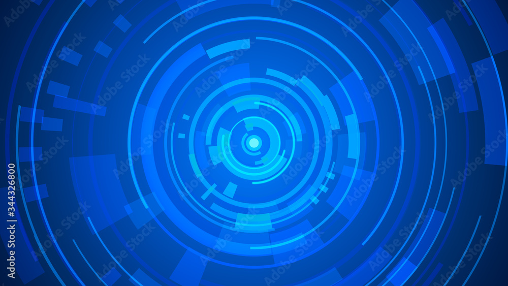 Circle blue technology Hi-tech dark background. Abstract graphic digital future concept design. Circle blue technology Hi-tech dark background. Abstract graphic digital future concept design.