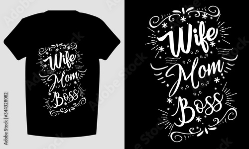Mother's and  happy mother's day t shirt design