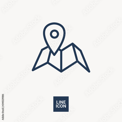 Location isolated minimal single flat linear icon for application and info-graphic. Pin line vector icon for websites and mobile minimalistic flat design. Free Download Location isolated minimal single flat linear icon for application and info-graphic. Pin line vector icon for websites and mobile minimalistic flat design. - GFXLoad