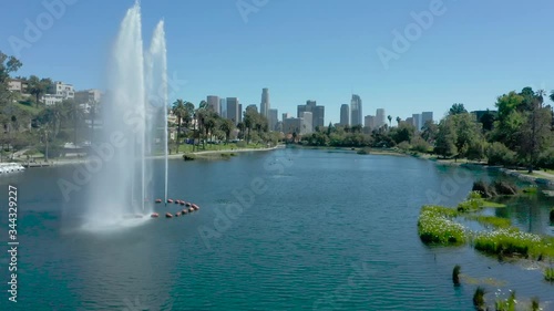 Aerial video of Los Angeles