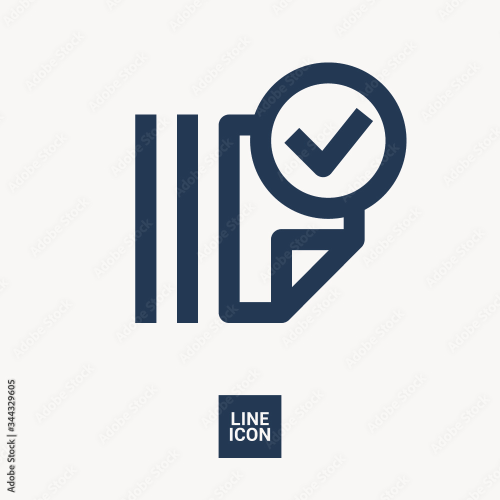 Documents tick isolated minimal single flat linear icon for application and info-graphic. Catalog line vector icon for websites and mobile minimalistic flat design. Documents tick isolated minimal single flat linear icon for application and info-graphic. Catalog line vector icon for websites and mobile minimalistic flat design.