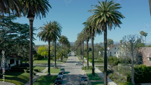 Aerial video of Los Angeles