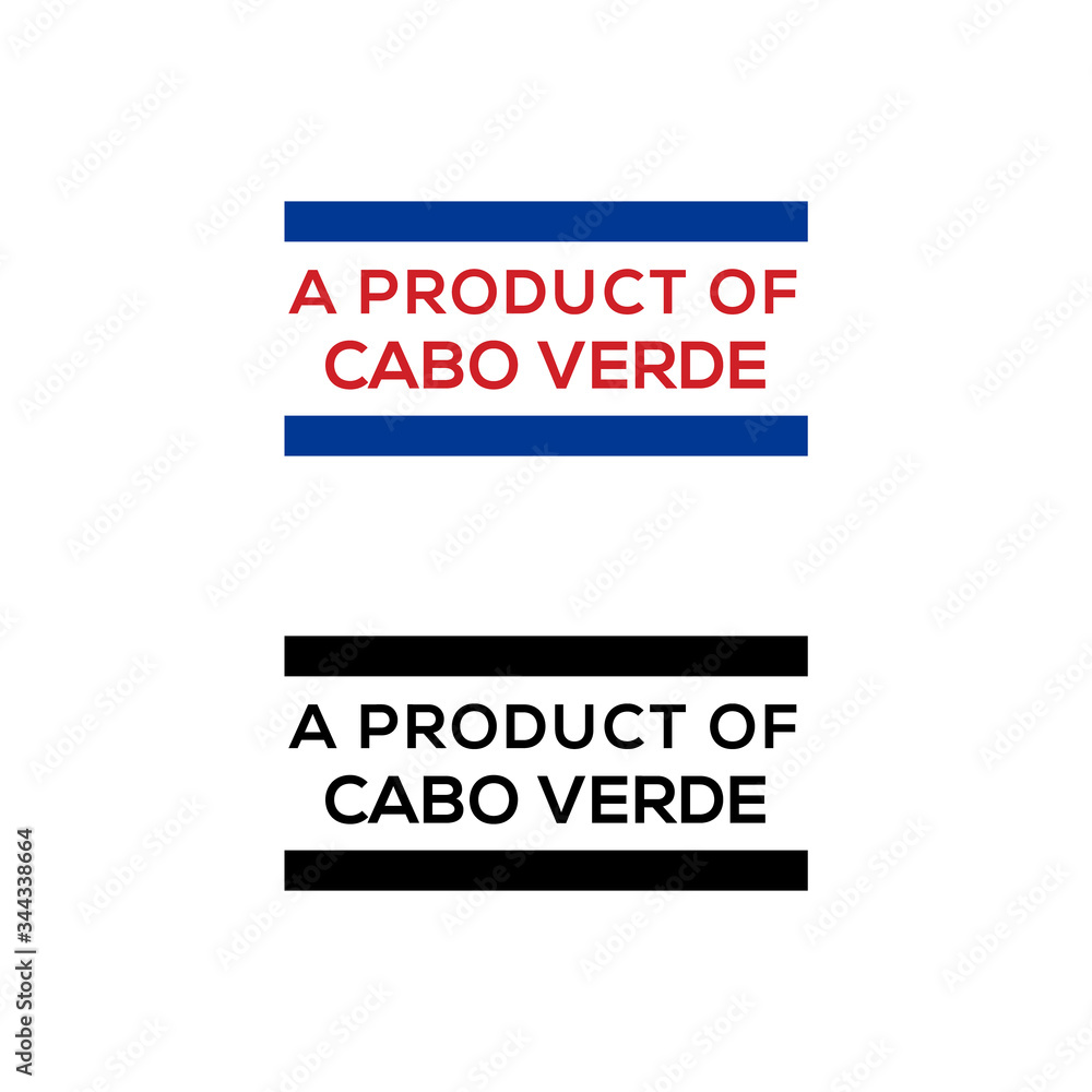 a product of Cape Verde stamp or seal design vector download a product of Cape Verde stamp or seal design vector download