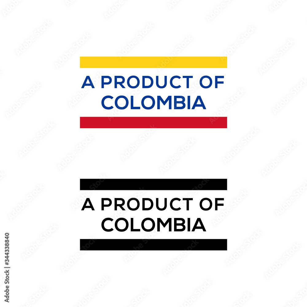 a product of Colombia stamp or seal design vector download a product of Colombia stamp or seal design vector download