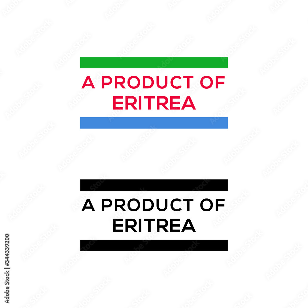 a product of Eritrea stamp or seal design vector download a product of Eritrea stamp or seal design vector download