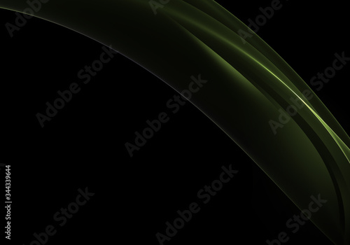 Abstract background waves. Black and olive green abstract background for wallpaper oder business card