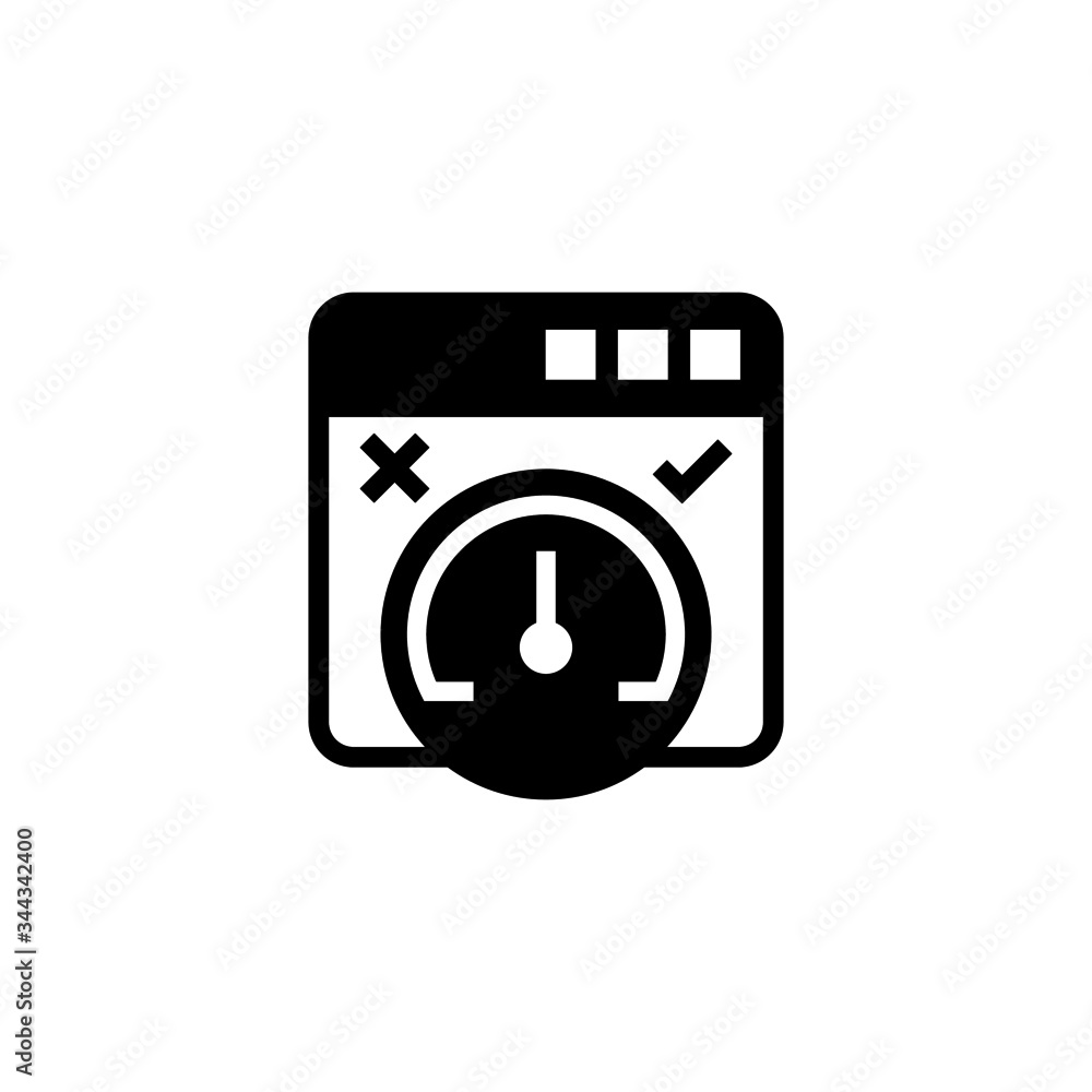 Bandwidth icon vector in black solid flat design icon isolated on white background Bandwidth icon vector in black solid flat design icon isolated on white background
