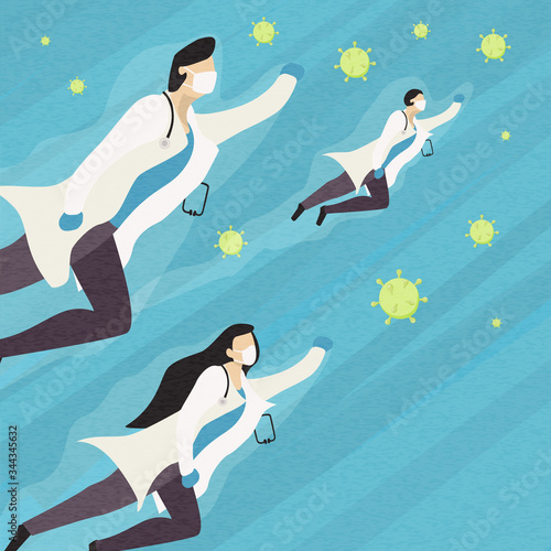 Coronavirus doctor people worker hero