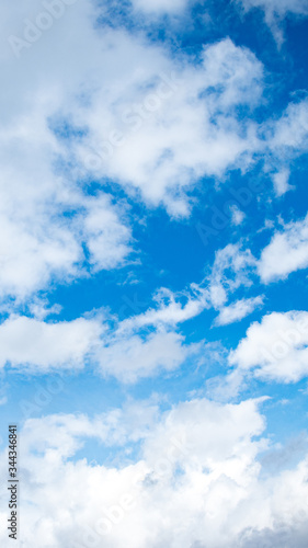 blue sky with clouds