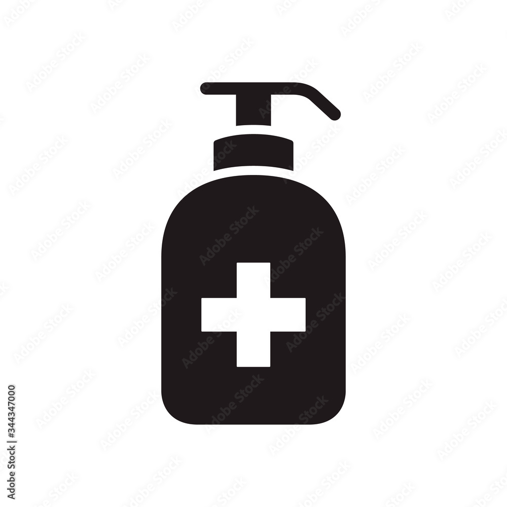 Antiseptic, anti bacterial soap icon in trendy flat style design. Vector graphic illustration. Hygiene symbol and healthcare. Suitable for website design, logo, app, template, and ui. EPS 10. Antiseptic, anti bacterial soap icon in trendy flat style design. Vector graphic illustration. Hygiene symbol and healthcare. Suitable for website design, logo, app, template, and ui. EPS 10.