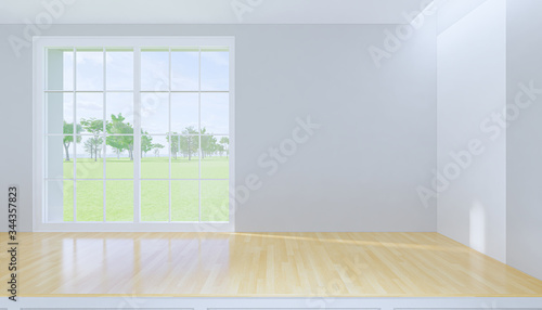 3d wood counter window